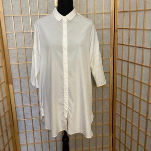 Mango Oversized White Shirt